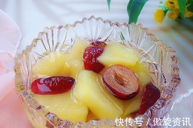 糖水|红枣煮苹果,冬天最该常吃的糖水,一周吃几次,肠胃舒服手脚暖