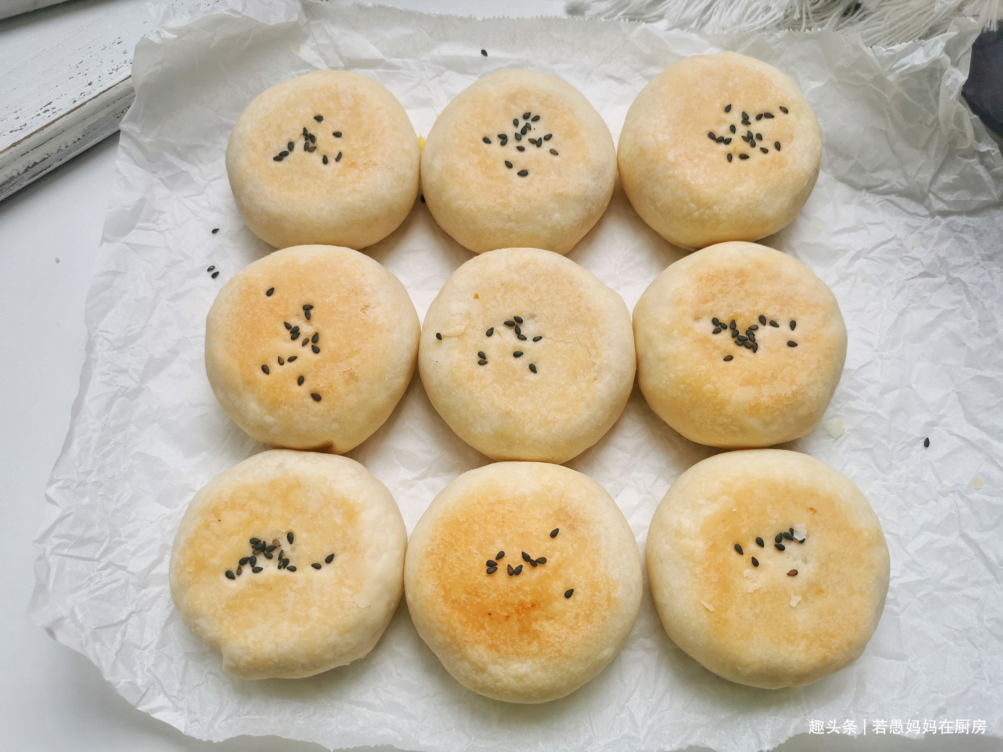 自制绿豆饼,低糖少油无需炒豆沙,清凉解暑促消化,平底锅也能做