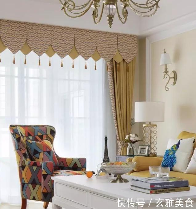 小灵儿|140平美式风格，客厅色彩搭配突破传统，优雅温馨又别具一格