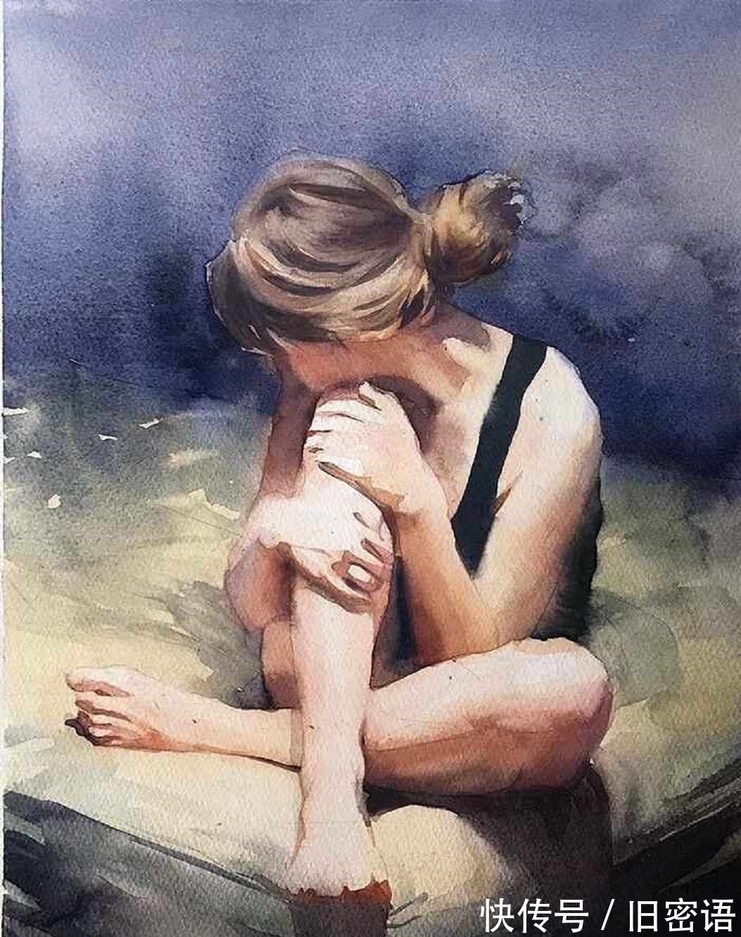 人体肖像画#婀娜妩媚,水色交融——贝卡里令人赞叹不已的人体肖像画