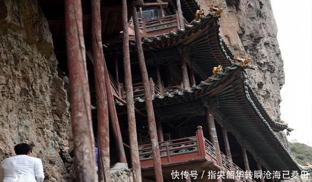 山西悬空寺千年不倒，“膨胀螺丝”立了大功，古人智慧令人感叹