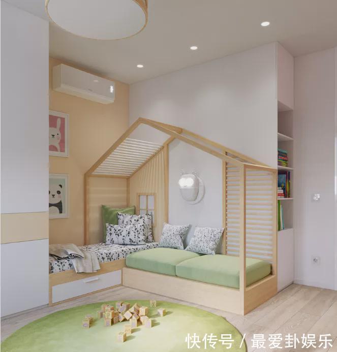 落地窗|126㎡简约新房,朋友说像设计图,开放式厨房还有超大落地窗