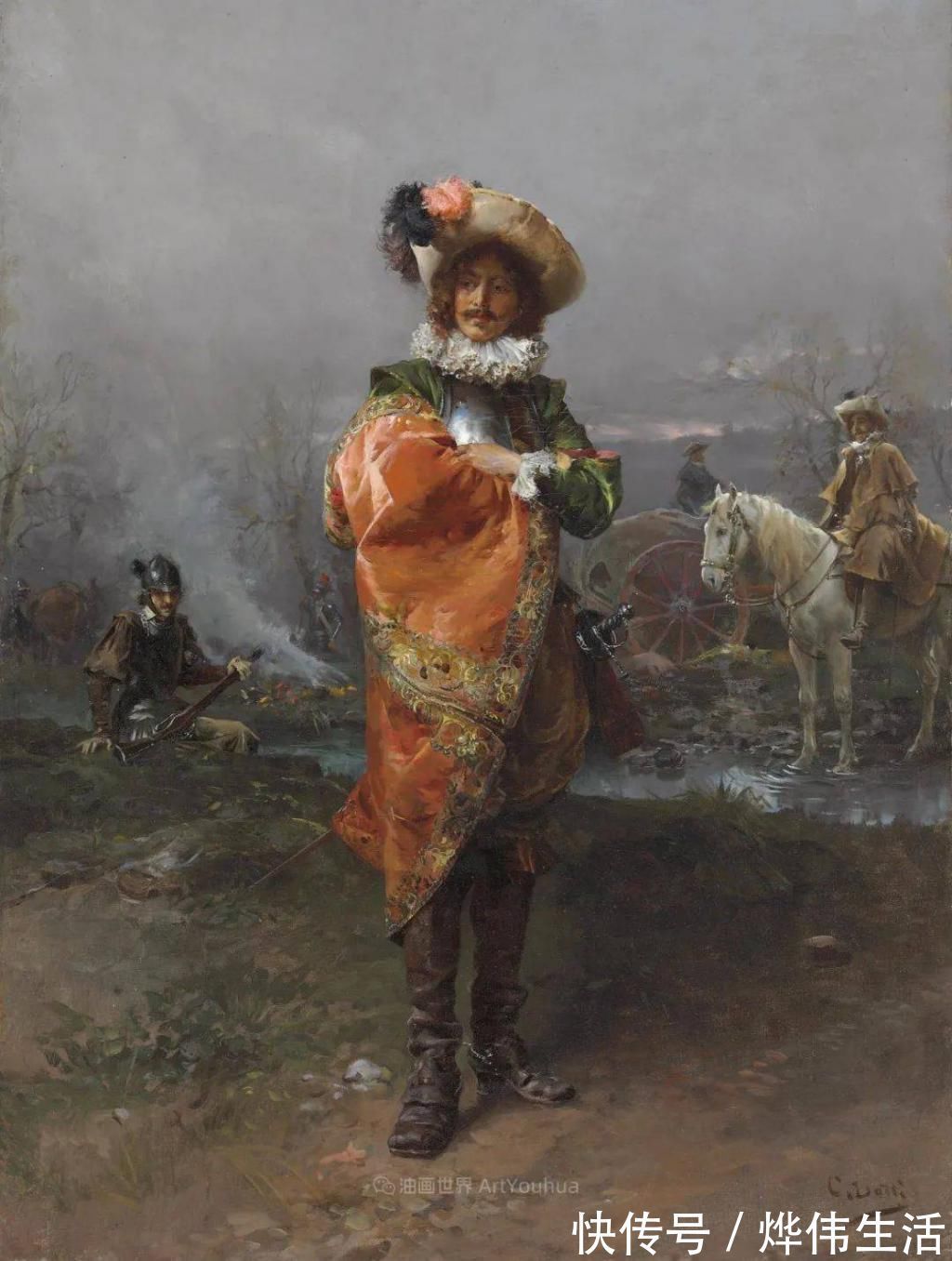 august@华丽的服饰,精美的人物,田园牧歌式的情感