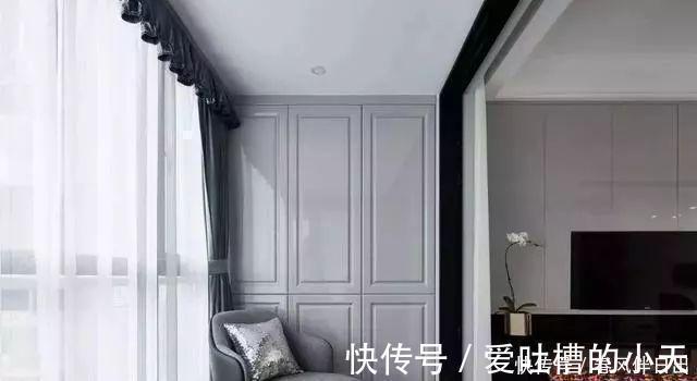 玄关柜|137平后现代风装修，轻奢大气，时尚灰白色也可以如此完美