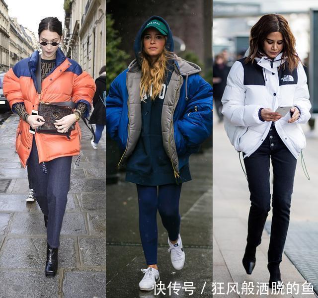 冲锋衣+羽绒服好帅气,百搭还时尚,冬天这么穿太惹眼了