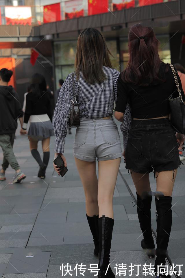 裤子遇上长筒靴,时尚又摩登,靓丽十足