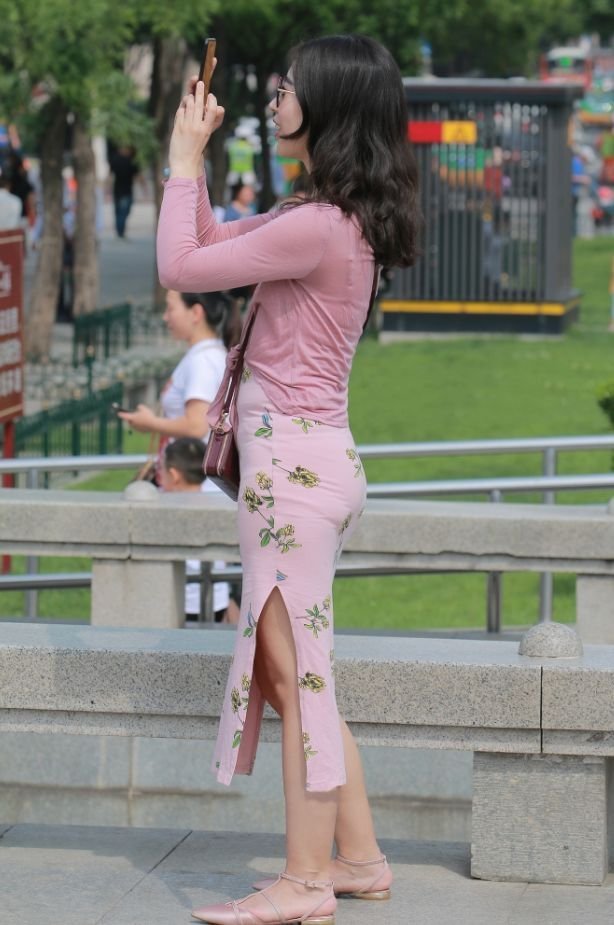 连衣裙|印花连衣裙,姗姗雁字去又回,荼蘼花开无由醉