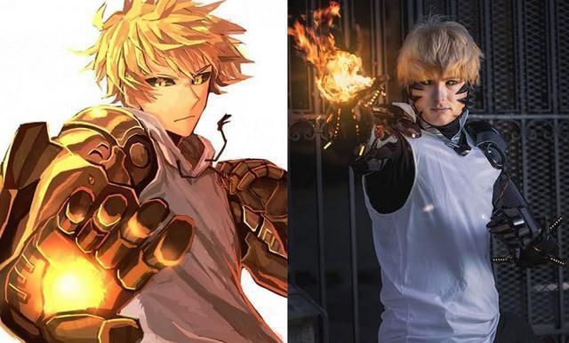 索尼克|一拳超人真人版,地狱吹雪神还原,波罗斯的脸被琦玉打肿