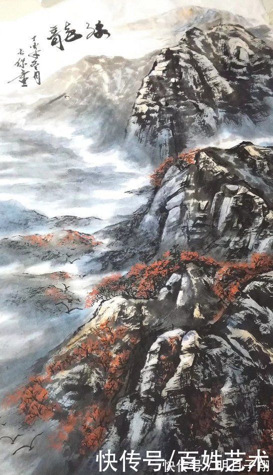 书画家@满山红遍——著名书画家谢长保作品欣赏