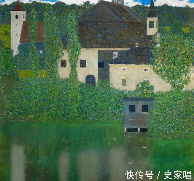 意大利花园&克里姆特的艺术人生:他的绘画强调浓重神圣的金黄色及强烈的感情