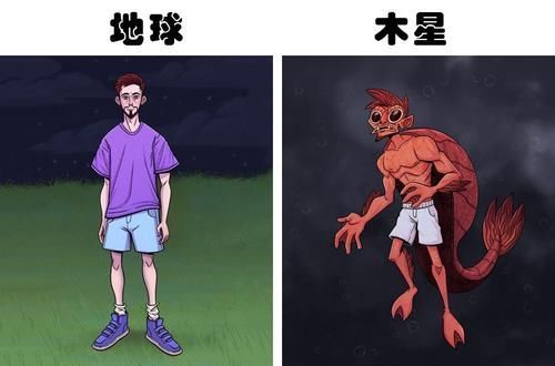 存活 如果能够存活,人类在7个不同星球上的样子