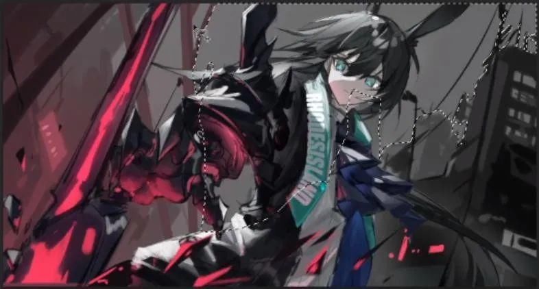  米娅|54张步骤图，带你绘制一个帅气的伪厚涂阿米娅