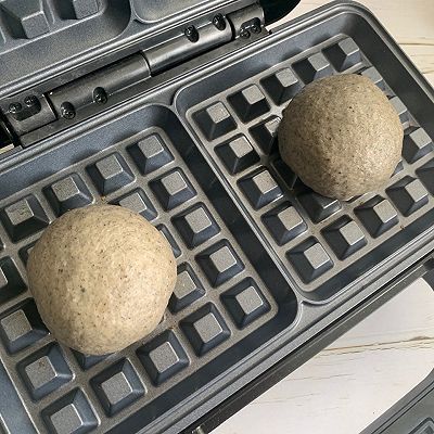 黄油|黑芝麻华夫饼