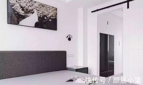 背景墙|15万装修110平三房,黑白灰经典配色,打造现代新居室