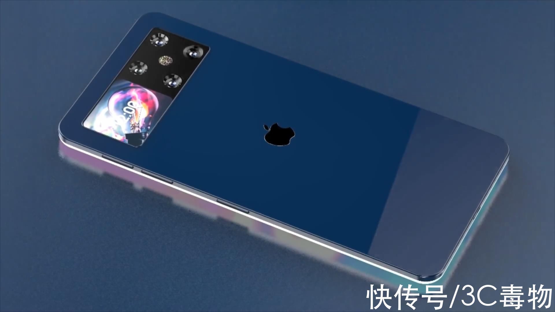 机身|iPhone14Pro渲染图：四曲面无孔屏+浴霸四镜头，比iPhone13强太多