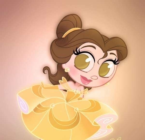 茉莉公主|迪士尼公主变成Q版小精灵,全员化身大眼萌,可爱值简直爆表