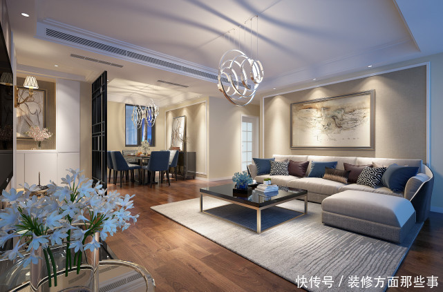 现代|137㎡现代简约设计,客厅丰富而生动的场景,为客厅注入活力