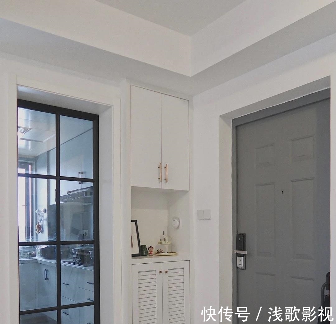 投影仪|业主80㎡的西边套，装下来花费30万，三房改两房，就一个字“值”