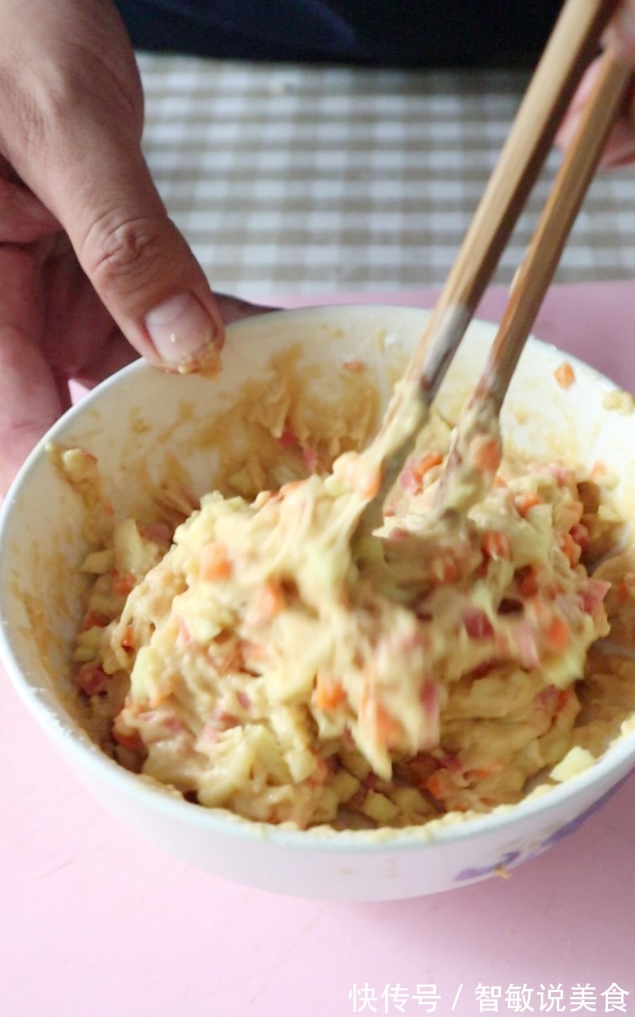 速度最快,最营养最好吃的早餐饼做法,懒汉们有口福了