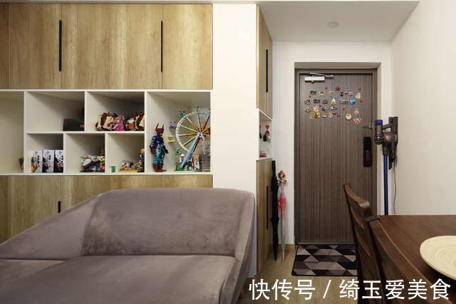 两居|三口之家的62㎡两居，半米不浪费，收纳力太强了，清新简约真舒适