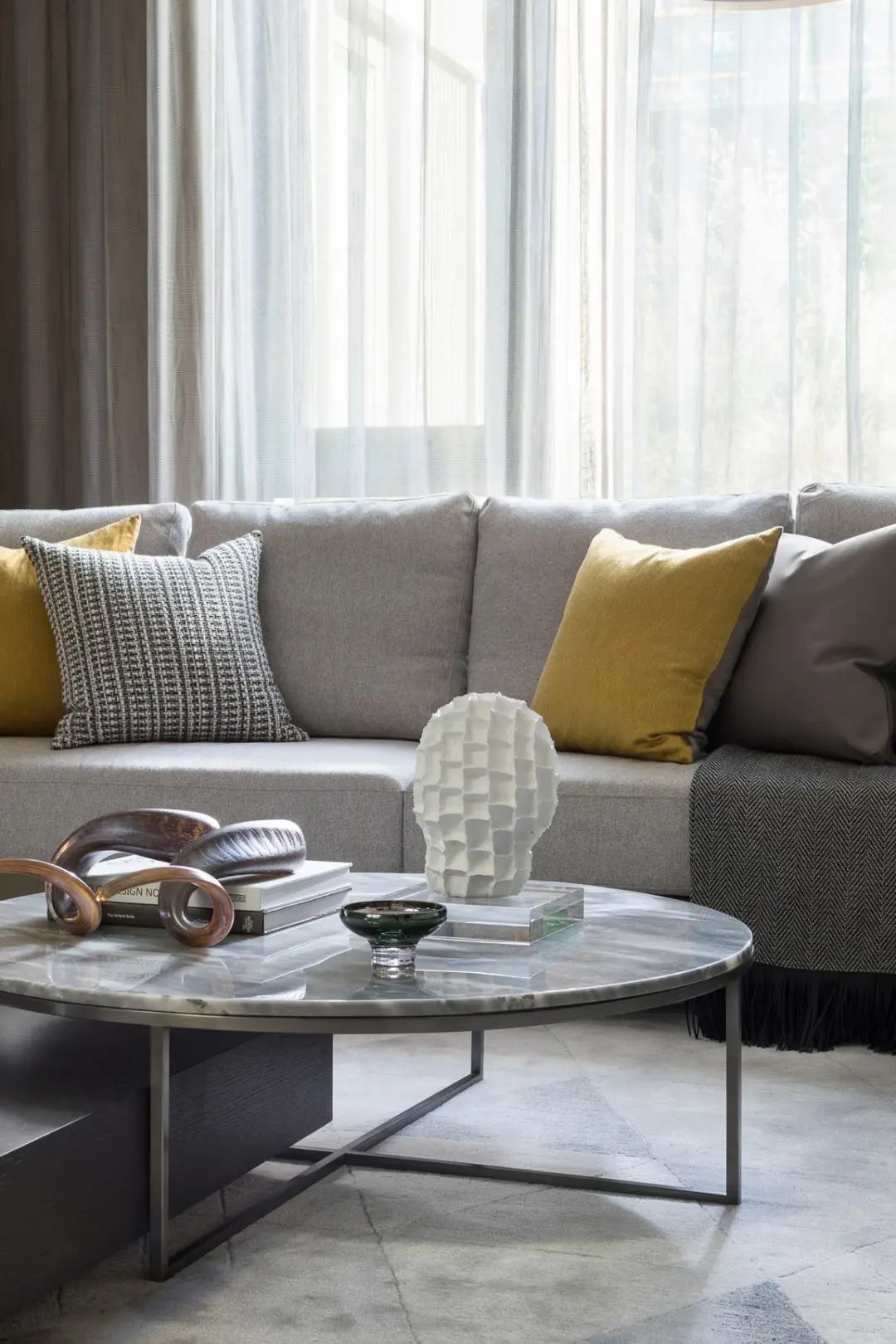 饰品|210㎡联排小别墅,现代大方的布置,配色令人舒适