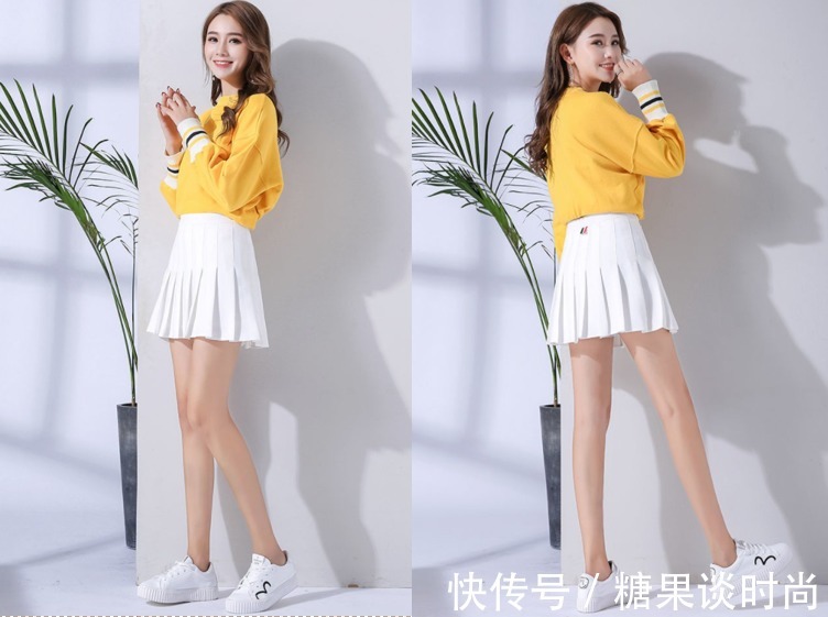 裙子 半身裙,我只爱“网纱裙”&“百褶裙”,搭配起来真是太美了