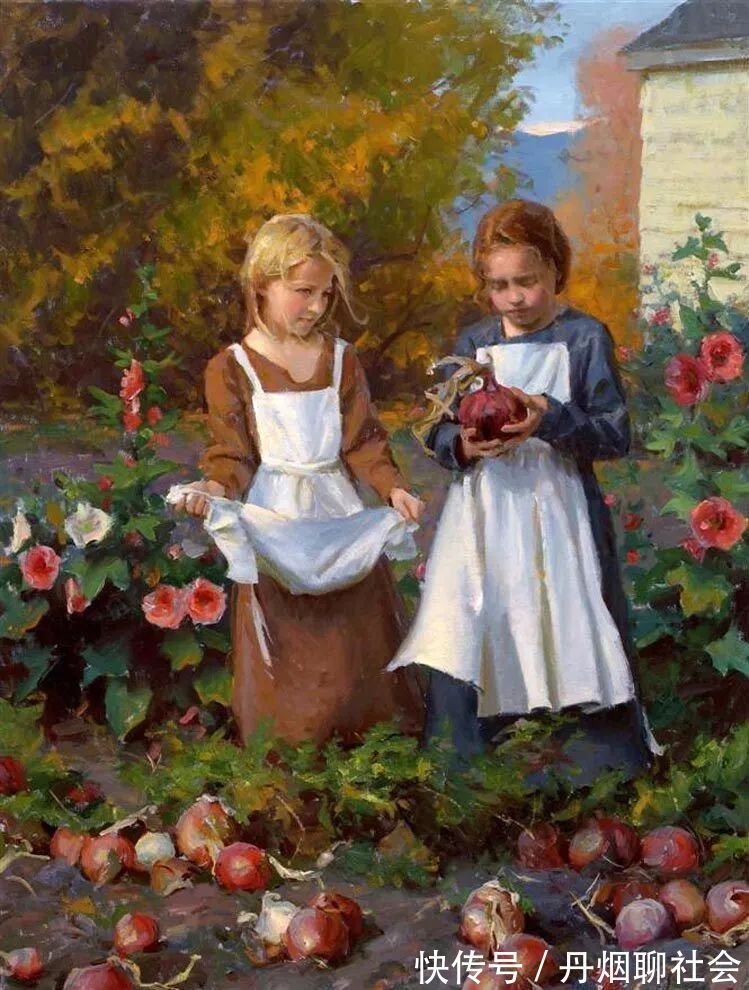 迈克尔·马尔姆!寻找生命中的光,70后印象现实主义画家迈克尔·马尔姆的油画