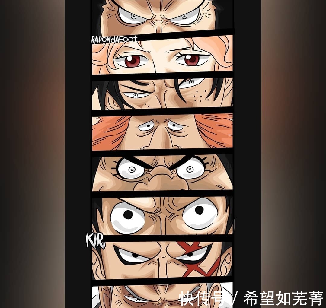 延晨|海贼王63个角色,光看眼神的话,你能猜出几个人