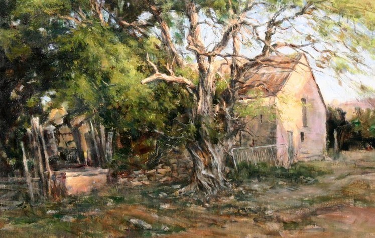 乡村@风景·乡村小景:美国油画家 约翰·奥斯汀·汉娜 的作品欣赏