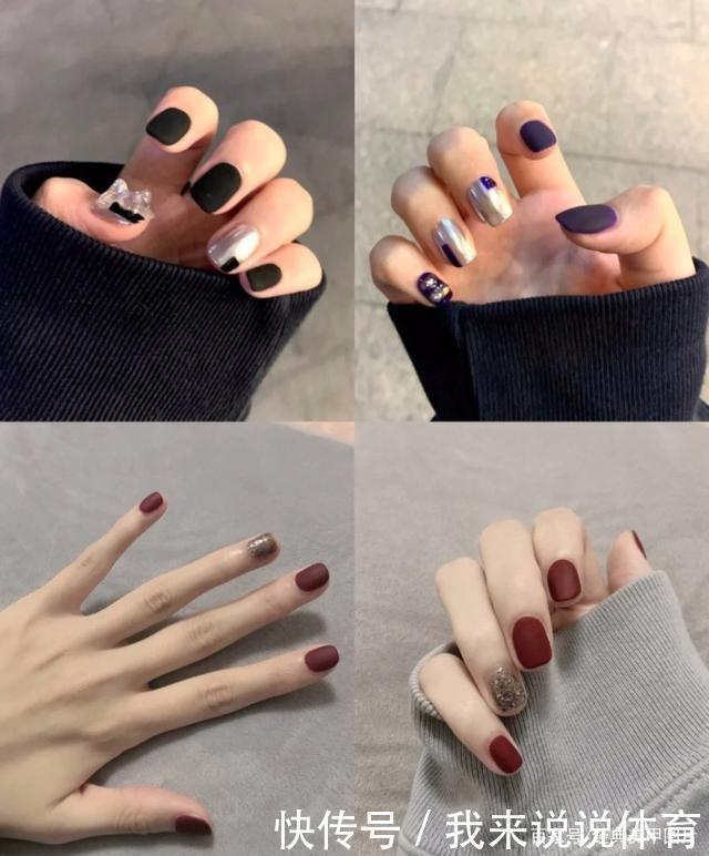 指甲|高级感超强的磨砂美甲,显白又显气质,哪个仙女不爱呢