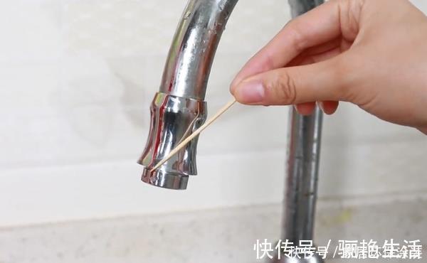 牙签|水龙头上放一根牙签，作用真是太厉害了，解决家家户户的大难题