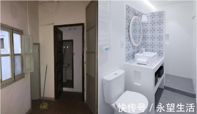 卧室|墙只刷大白,地只做水泥地,小姑娘爆改65㎡,多出30㎡宽敞感
