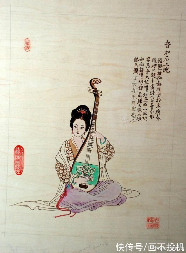 上色$传统烙画的两种上色,淡彩着色法和重彩着色法,你更喜欢哪一种