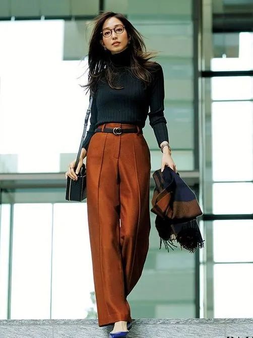 奶奶裤 针织衫+奶奶裤=好看好穿爆了！