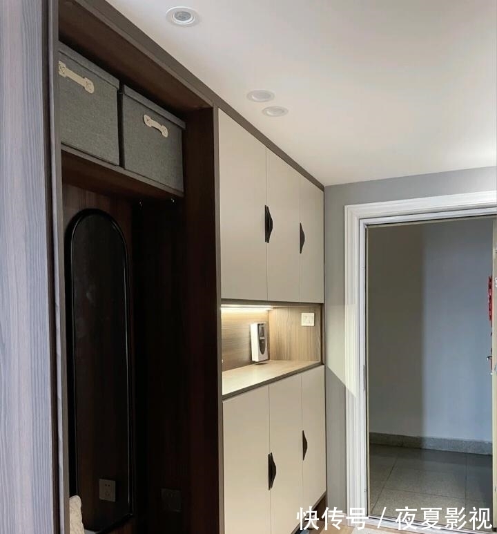 舒适|年轻小夫妻83㎡新家,典型的一体化设计,越简单,越舒适