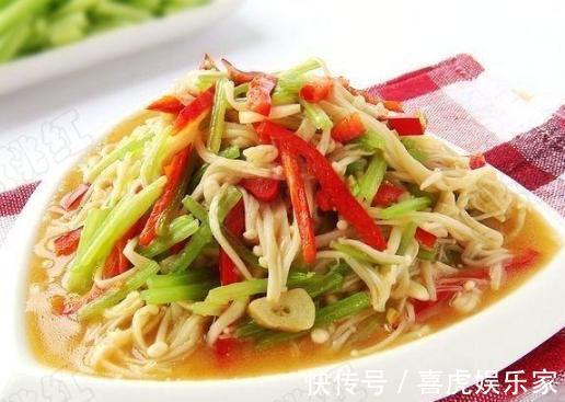 金菇|美食推荐茄子土豆泥，蒜蓉肉末针金菇，莴笋丝炒肉，清炒金针菇