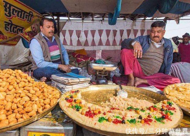 中年|去印度旅游，街边卖的黄色大卷饼不要买，否则后悔也来不及