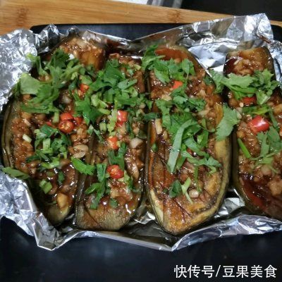 胆固醇|家常菜烤箱菜—锡纸茄子