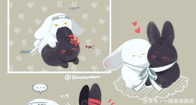 祖师|魔道祖师动物形象如何白兔与黑兔,二哈与短腿柯基超萌