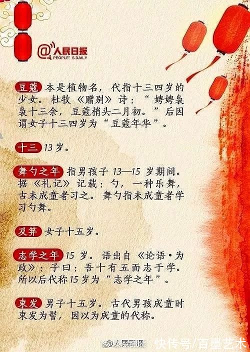 宋美龄！过完年你多大了？看古人怎么称呼年龄