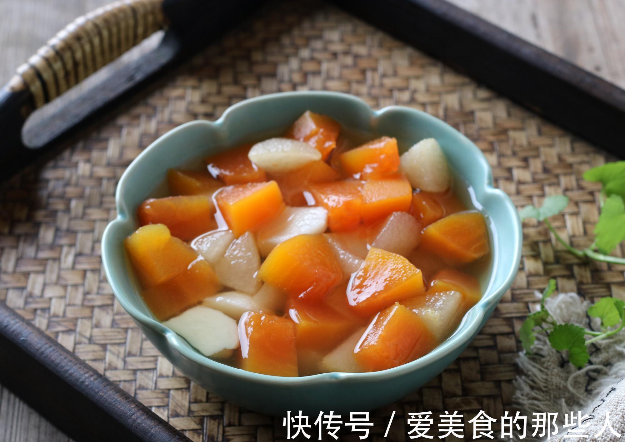 梨块|秋分后,3种碱性水果一起煮,美白润肤降秋燥,易上火的人多吃点