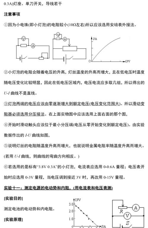 高中物理：12个实验重点！总结好啦！