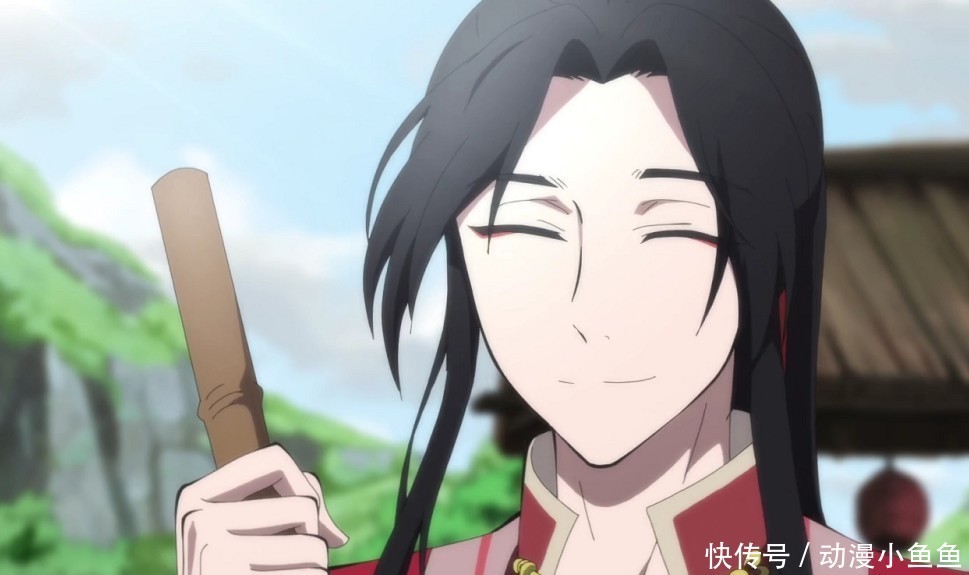 老粉眼中|《天官赐福》动画官方发贺图,粉丝热心P图:三郎的字很好看