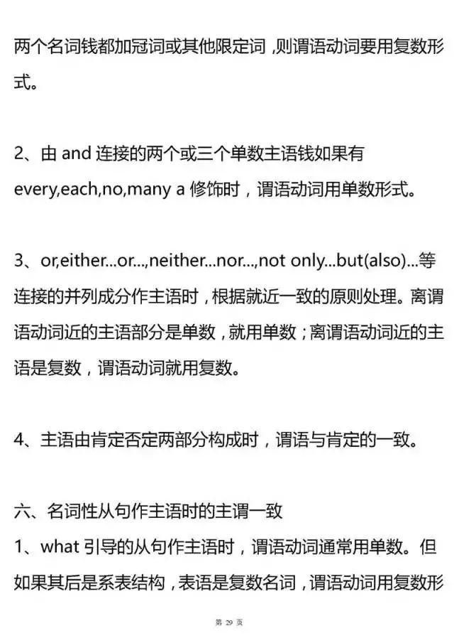 高中|2021高考一轮复习资料：高中英语语法全汇总