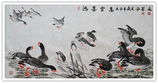 鸿雁#「典范风采」罗维存-中国书画榜样人物专刊