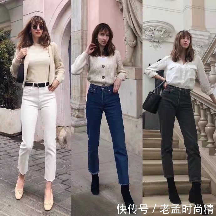 牛仔裤|简简单单的牛仔单品搭配,轻松简约