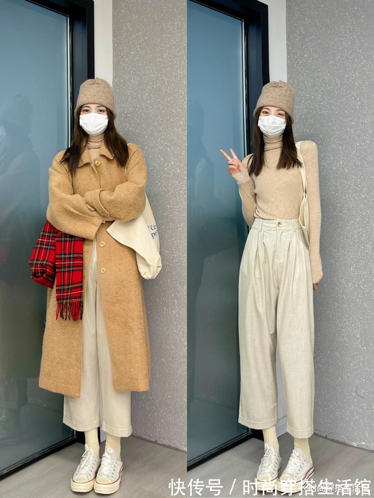 版型|女人再懒,穿大衣也别配打底裤,今年流行这样穿,时髦显瘦又高级