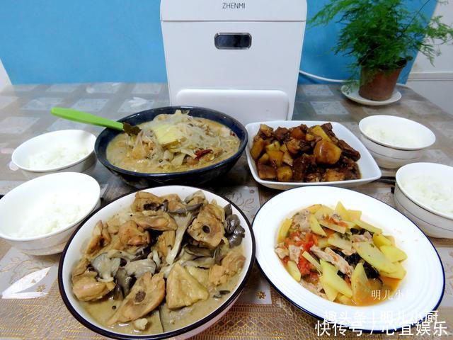 住校的大宝回家，四道菜丰盛不奢侈，老公难道二宝是抱养的