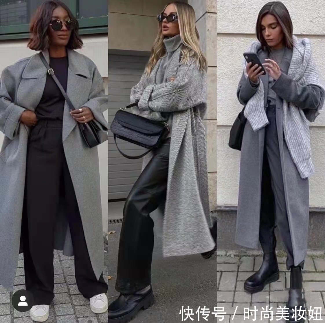 利落 为什么气质好的女人,都喜欢穿“长大衣”?看时尚博主穿搭就懂了