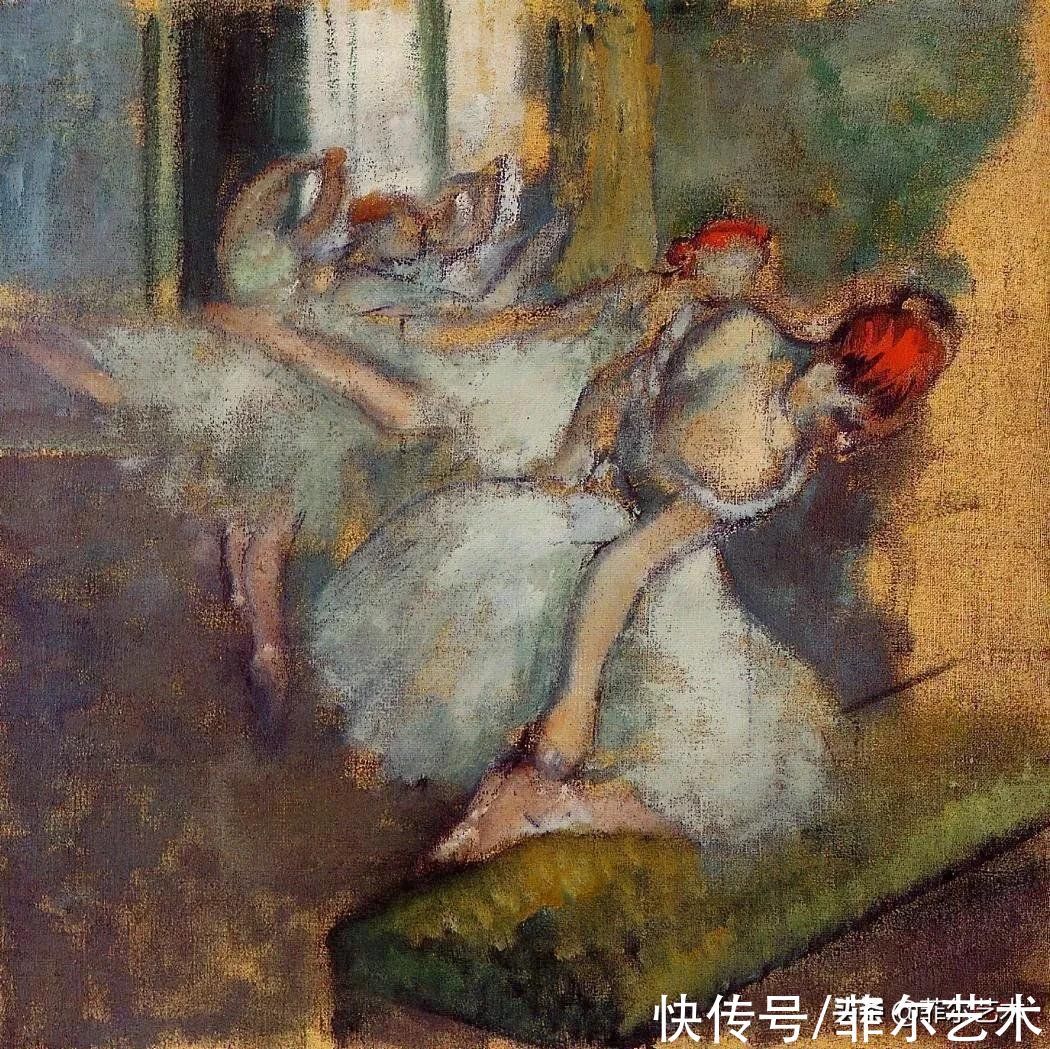 安格尔$法国艺术大师埃德加·德加舞女125幅油画作品,美翻了